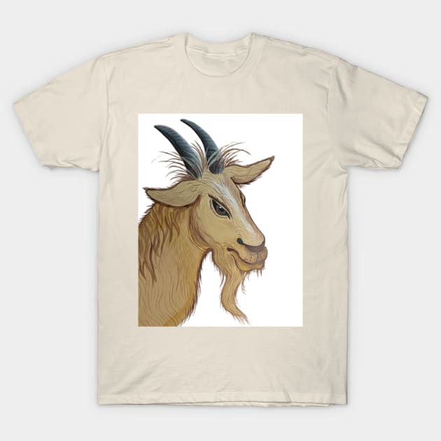 Billy goat T-Shirt by Matt Starr Fine Art